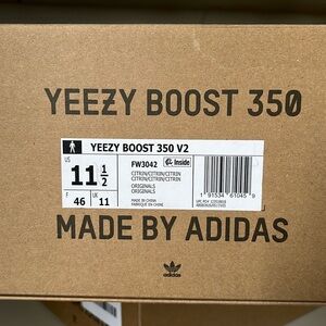 Yeezy Adidas Boost V2 Citrin